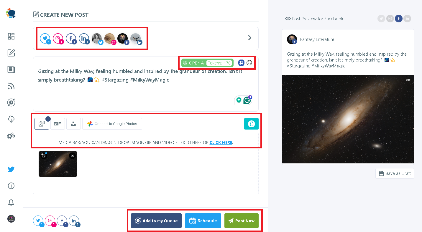 Manage multiple social media accounts with Circleboom