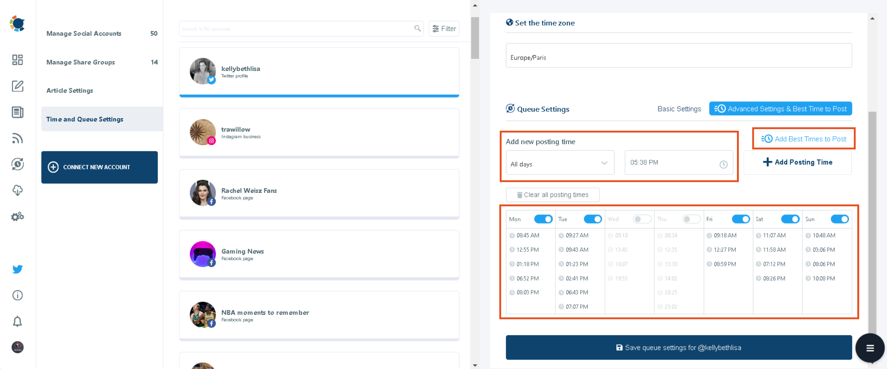 Automate Threads for the best times to post