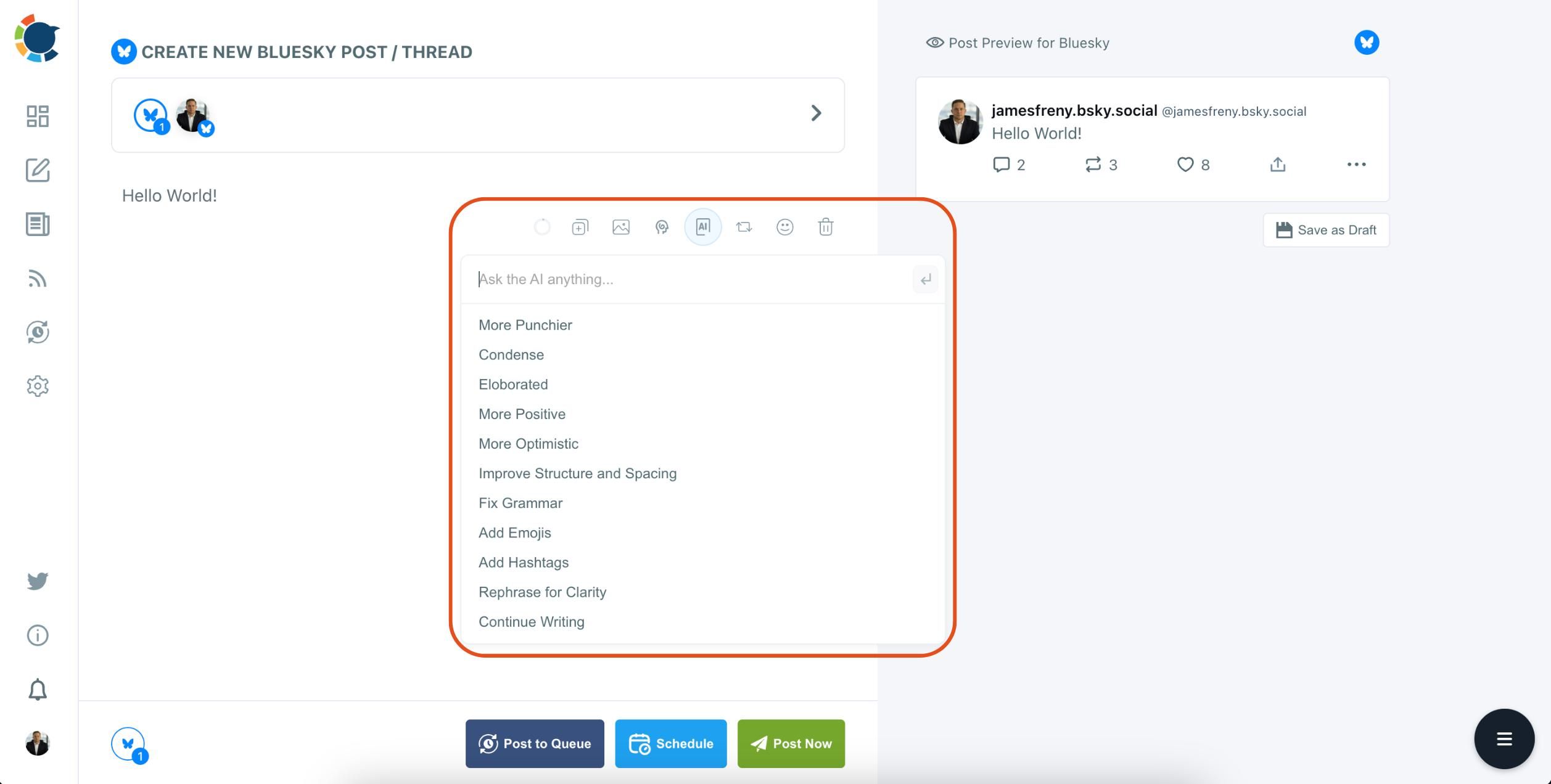 Auto repost your own post