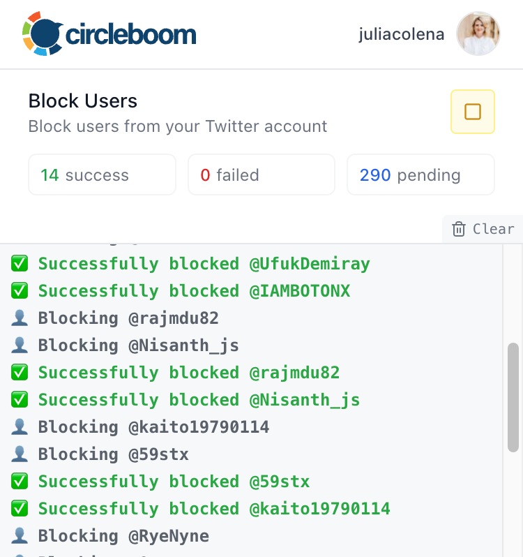 Mass block your Twitter followers