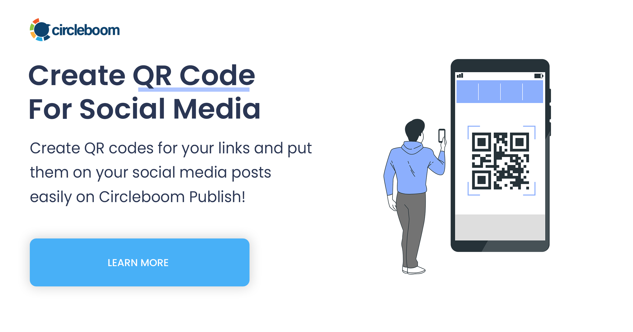 Circleboom - Create QR Codes for Social Media Posts