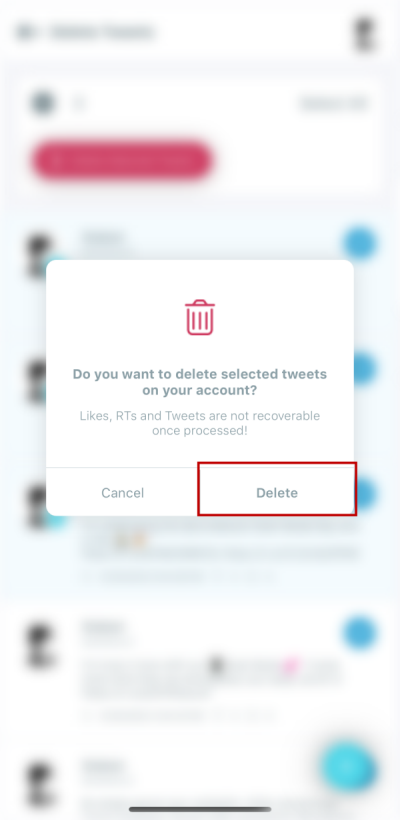 Delete all your tweets on iPhone with Circleboom!