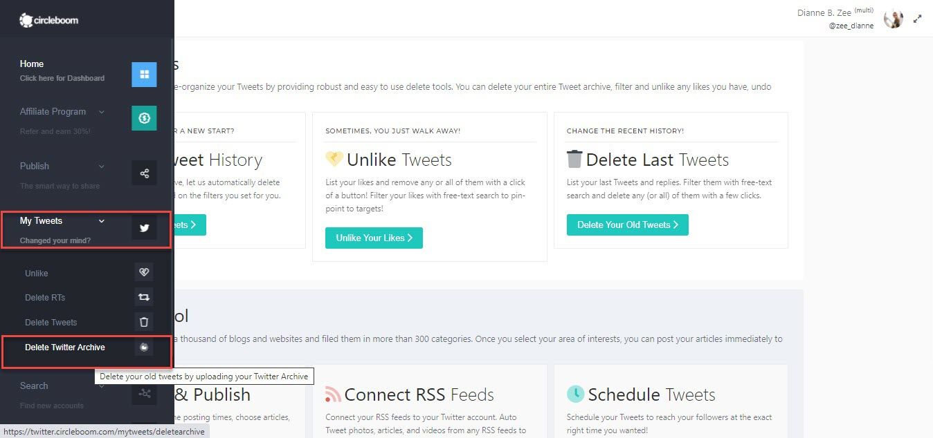 Clean Twitter history and delete tweets by date!