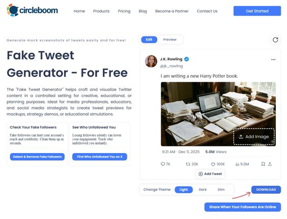 Fake Tweet Generator - download