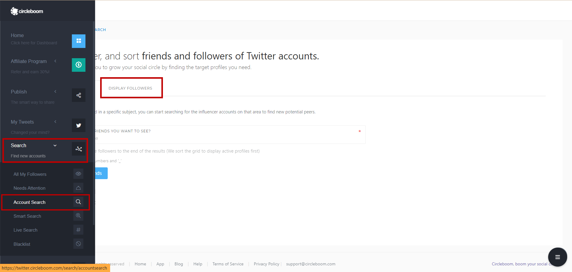Exporting Twitter followers list of other Twitter accounts is possible with Circleboom Twitter!