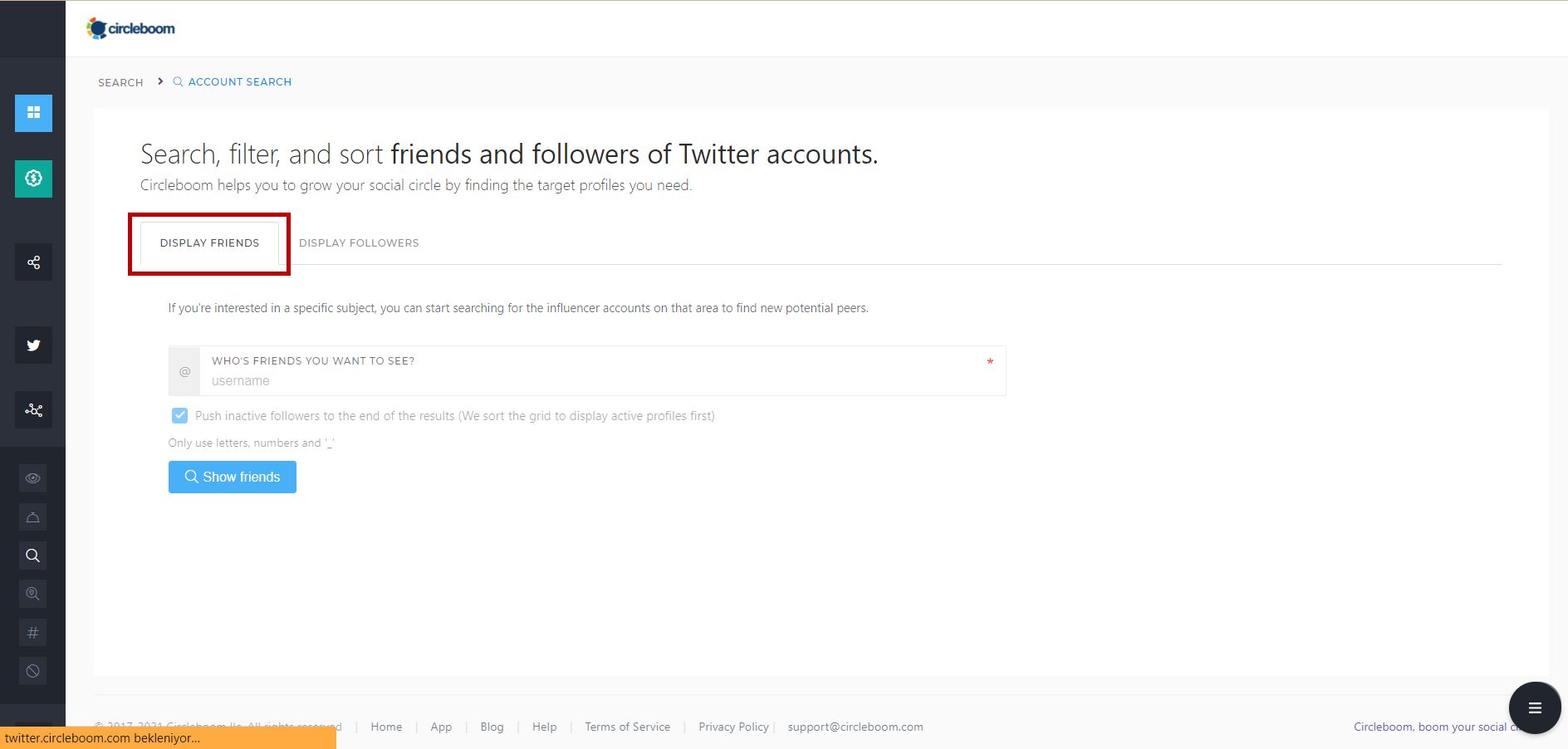 Exporting Twitter following list of other Twitter accounts is possible with Circleboom Twitter!