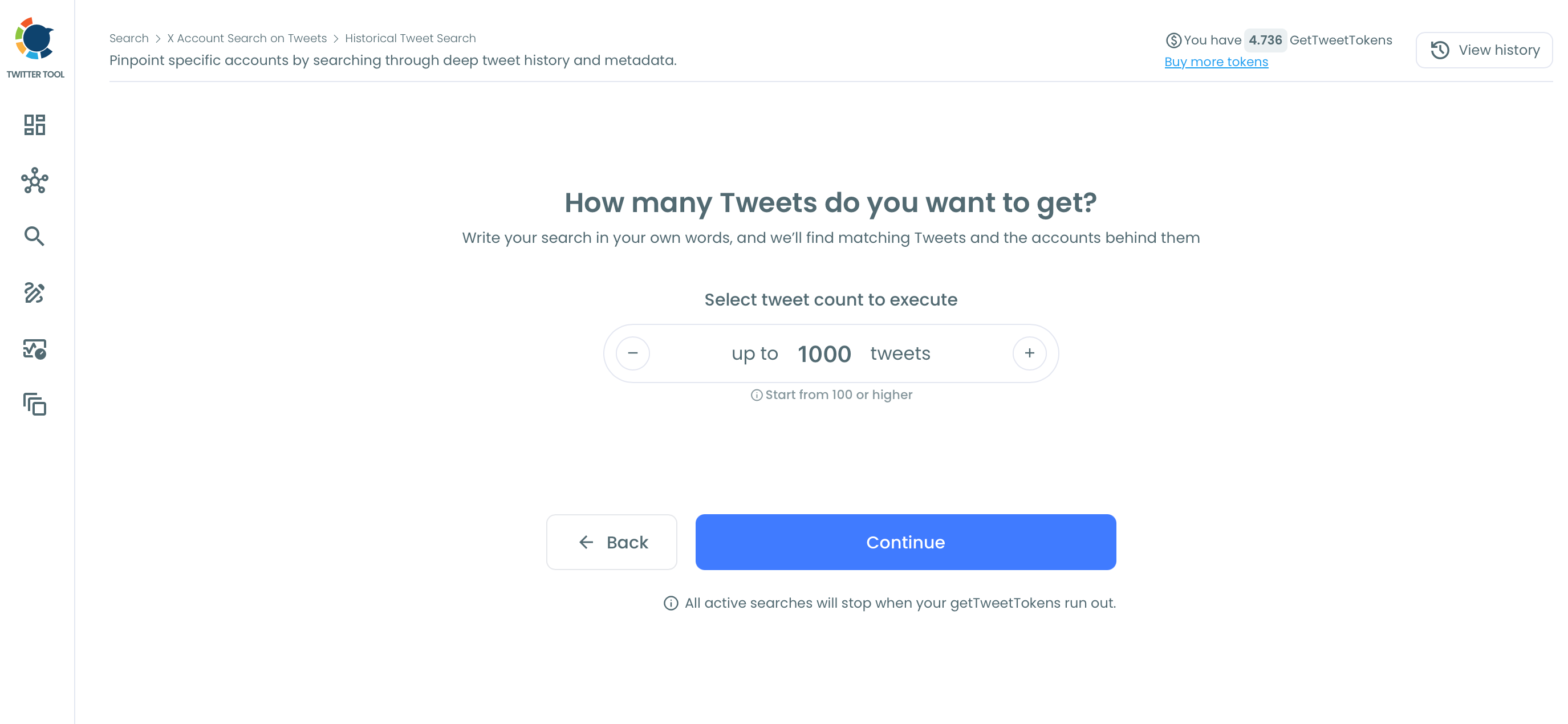 How many tweets