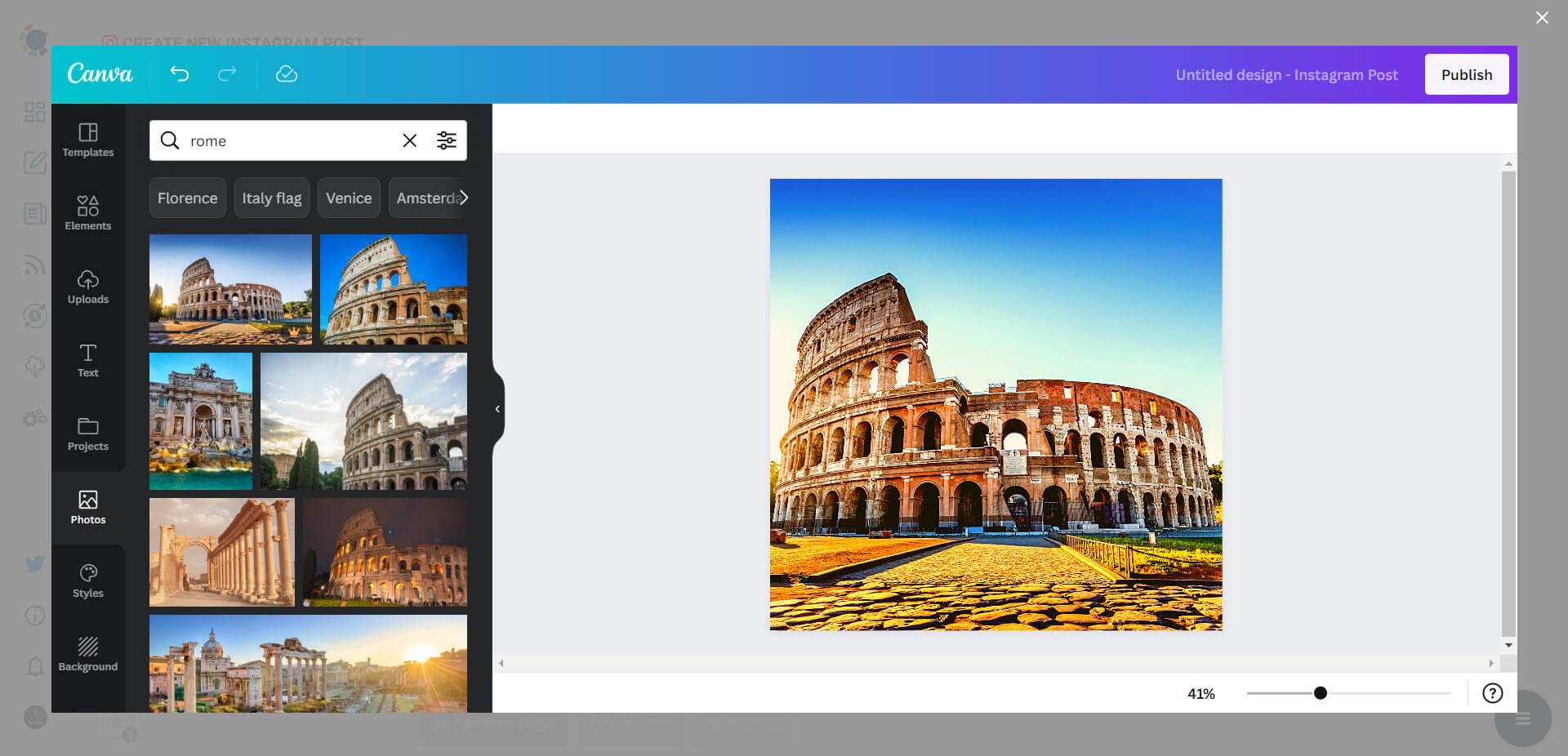 Desing amazing Instagram posts on Canva