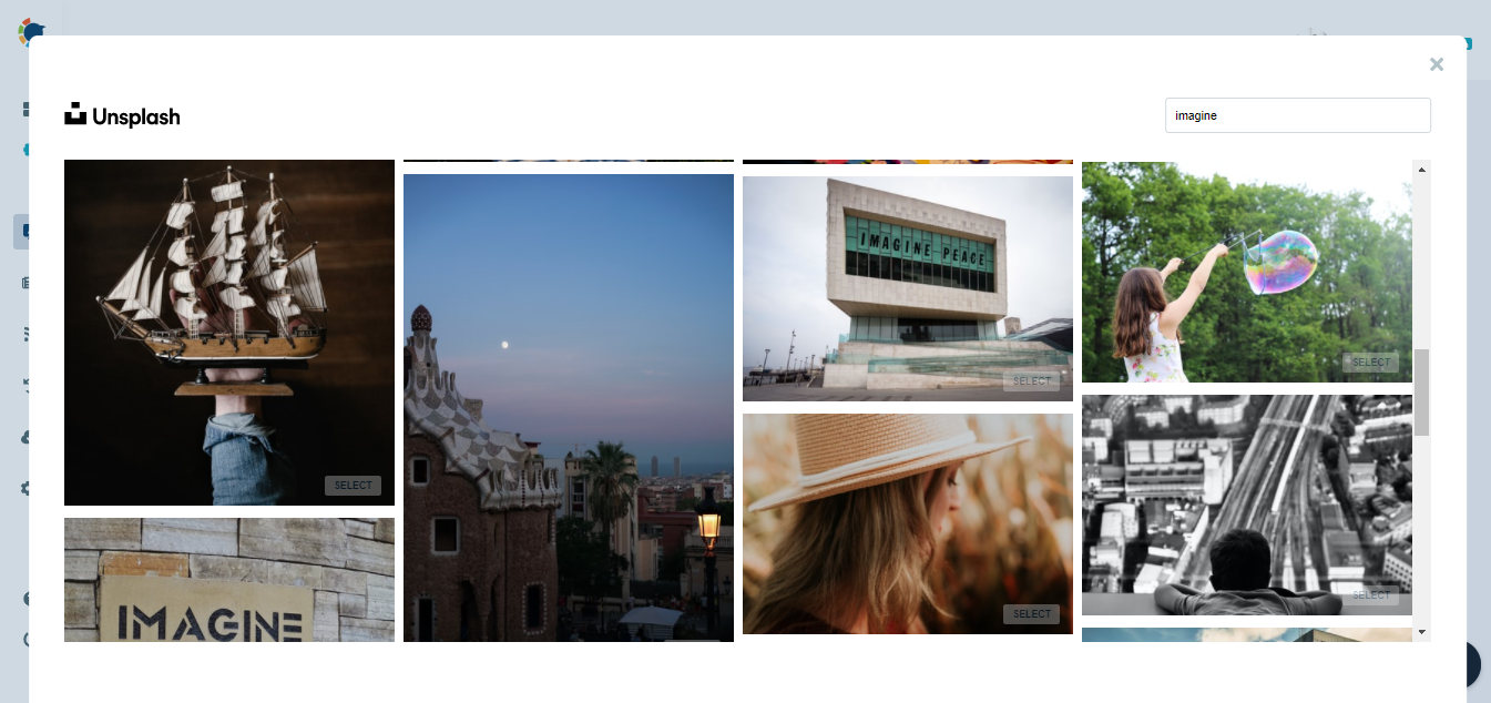 Enjoy quality graphics of Unsplash and add gifs you like to your post design for LinkedIn!