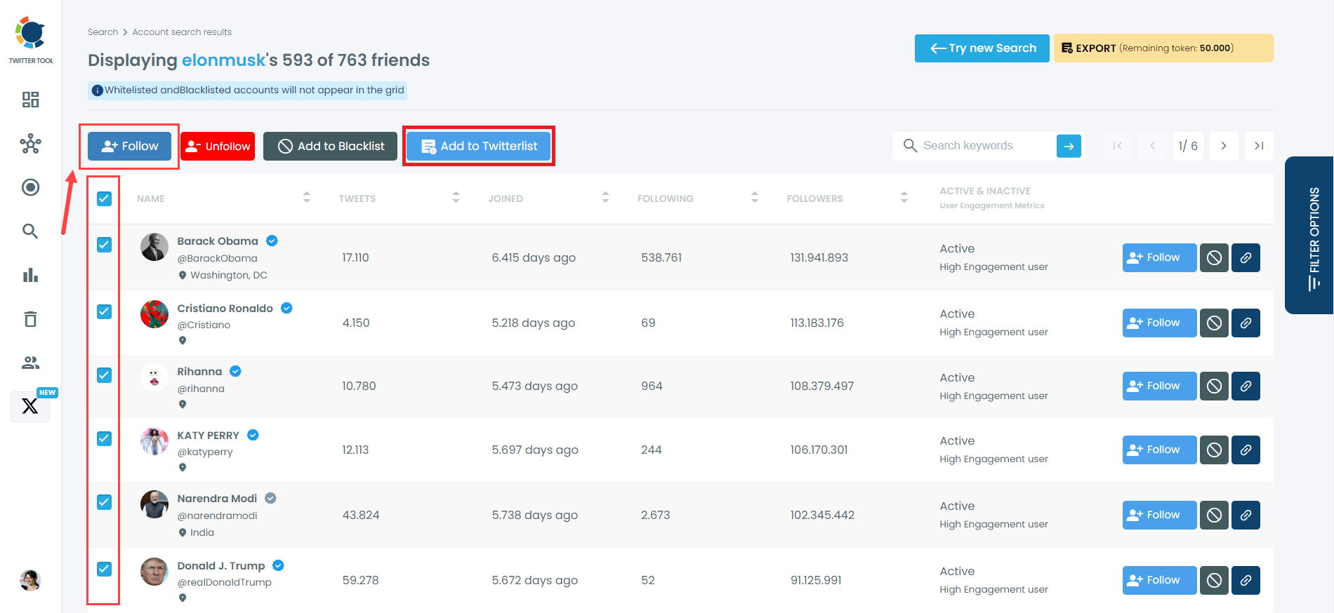 Search for someone's followers on Twitter via Circleboom Twitter!