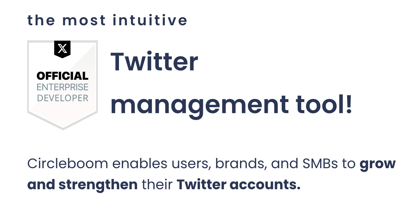 Connect your Twitter account to Circleboom.