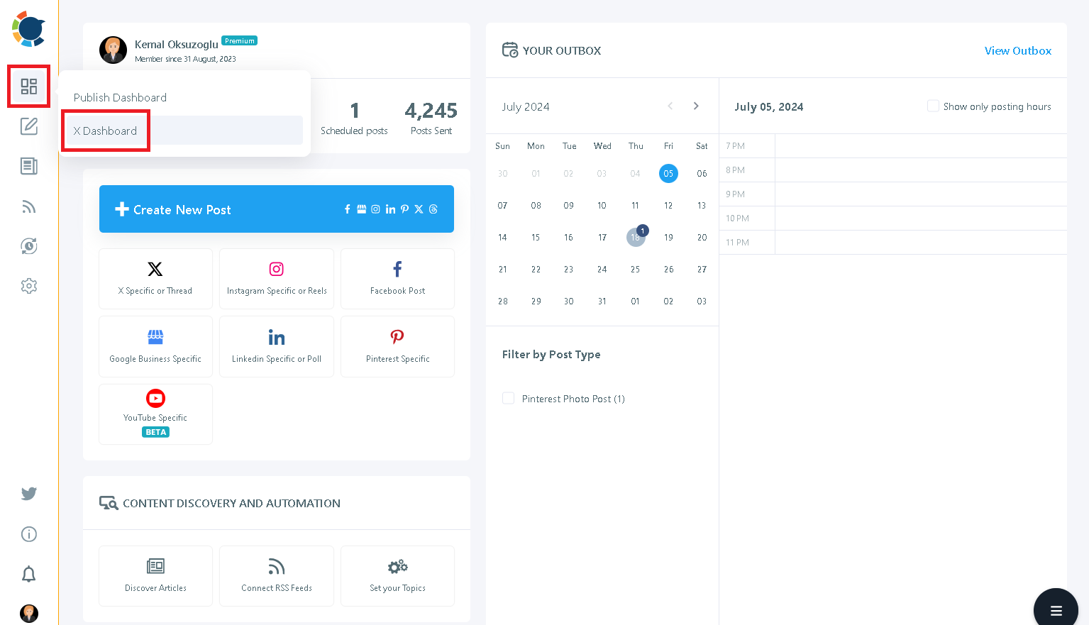 You can schedule interactive X polls through Circleboom's new dashboard.