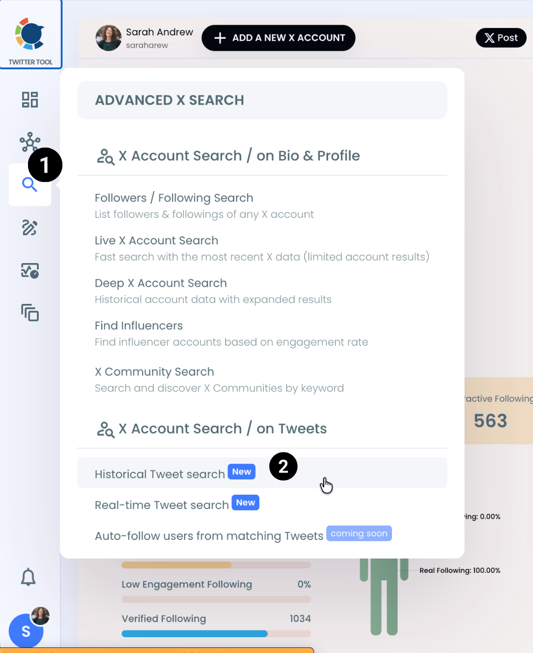 Historical Tweet Search