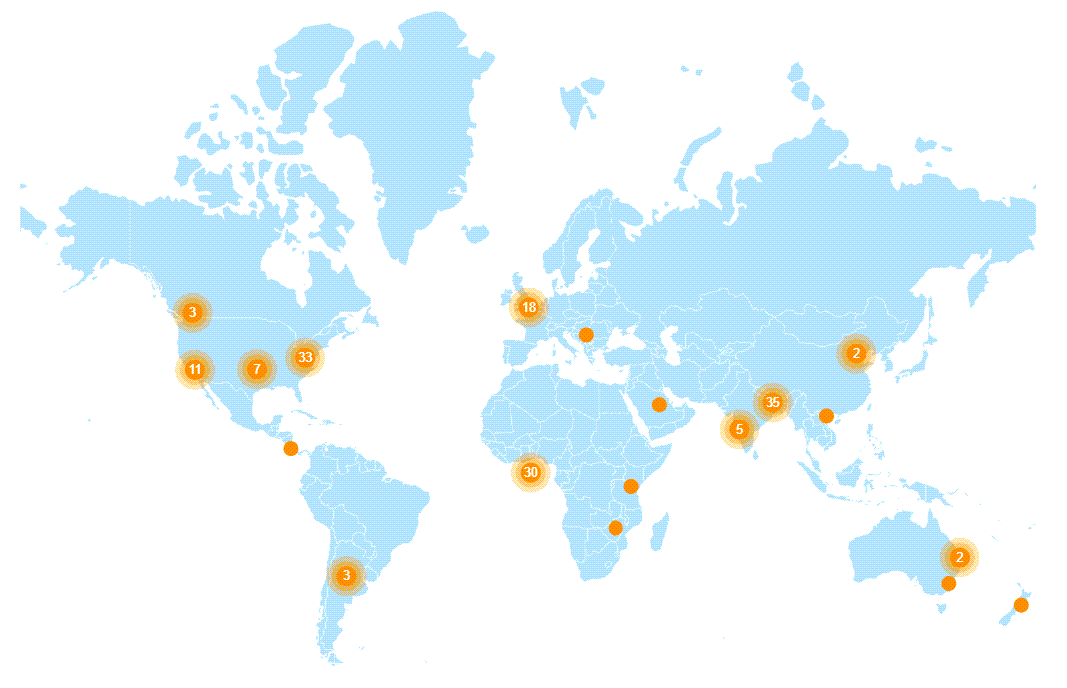 Map followers and friends on Twitter!