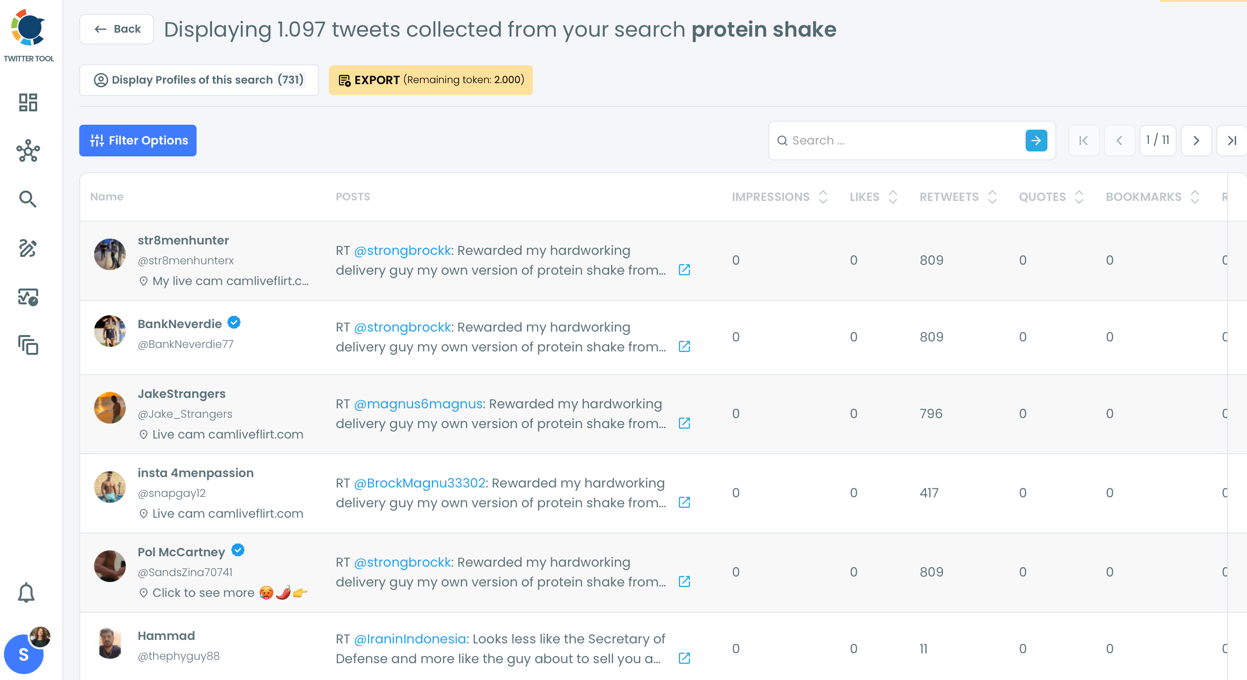 Tweets are ready