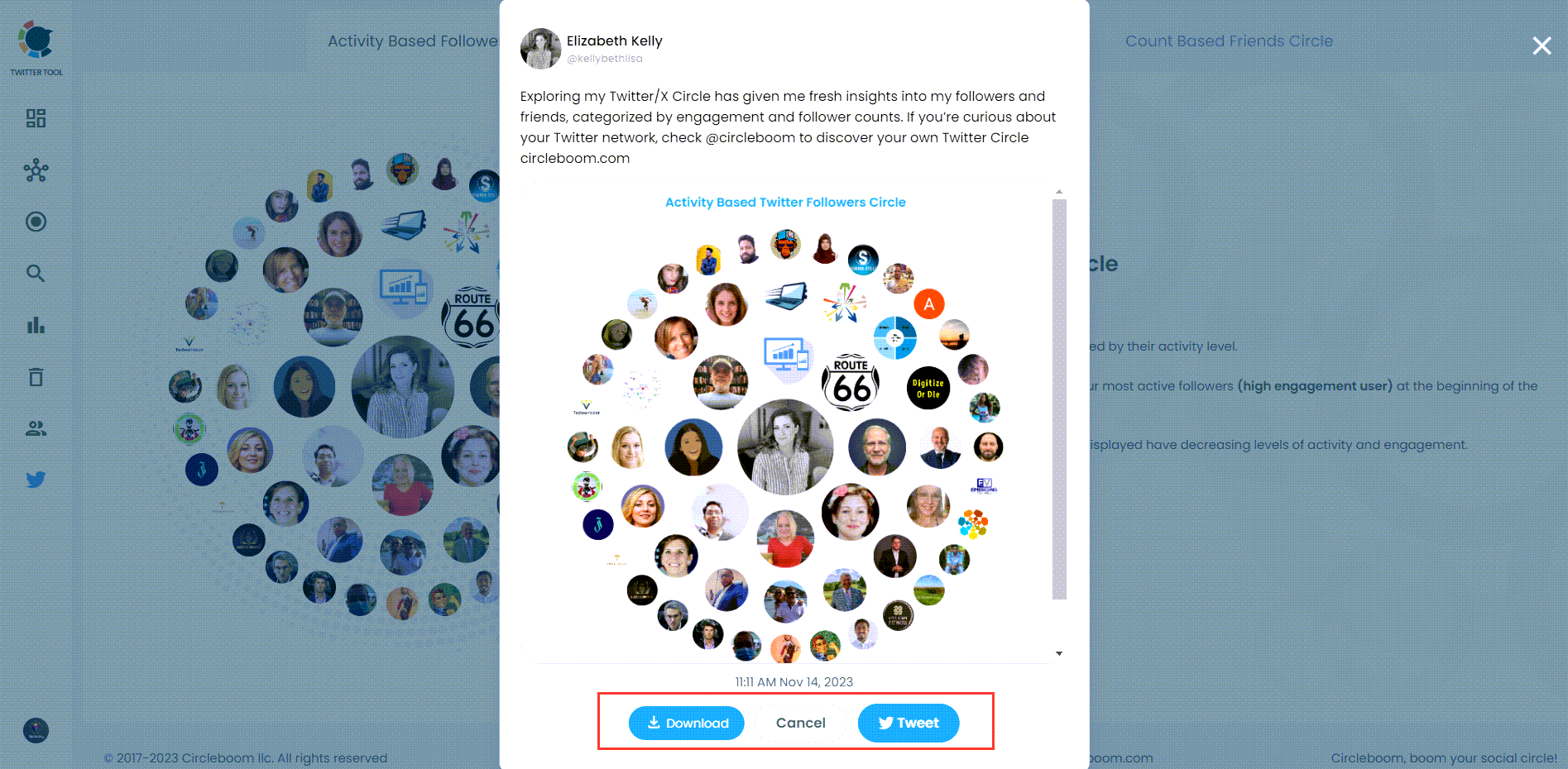 Twitter Circle Generator