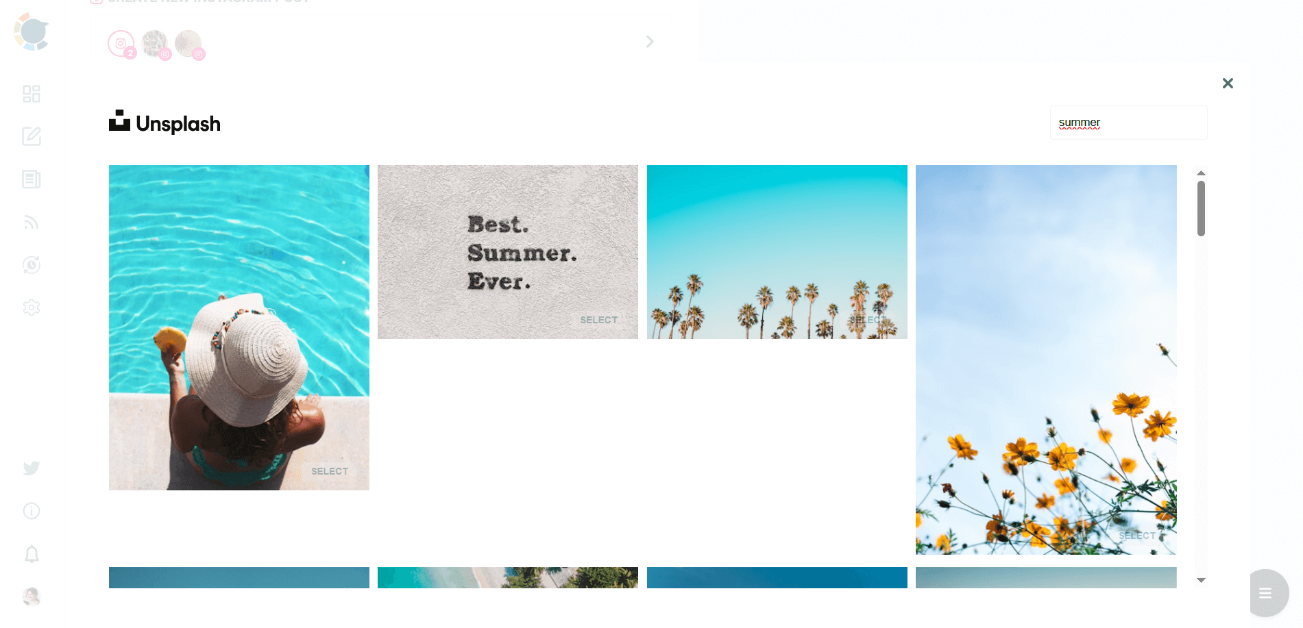 Unsplash for Instagram