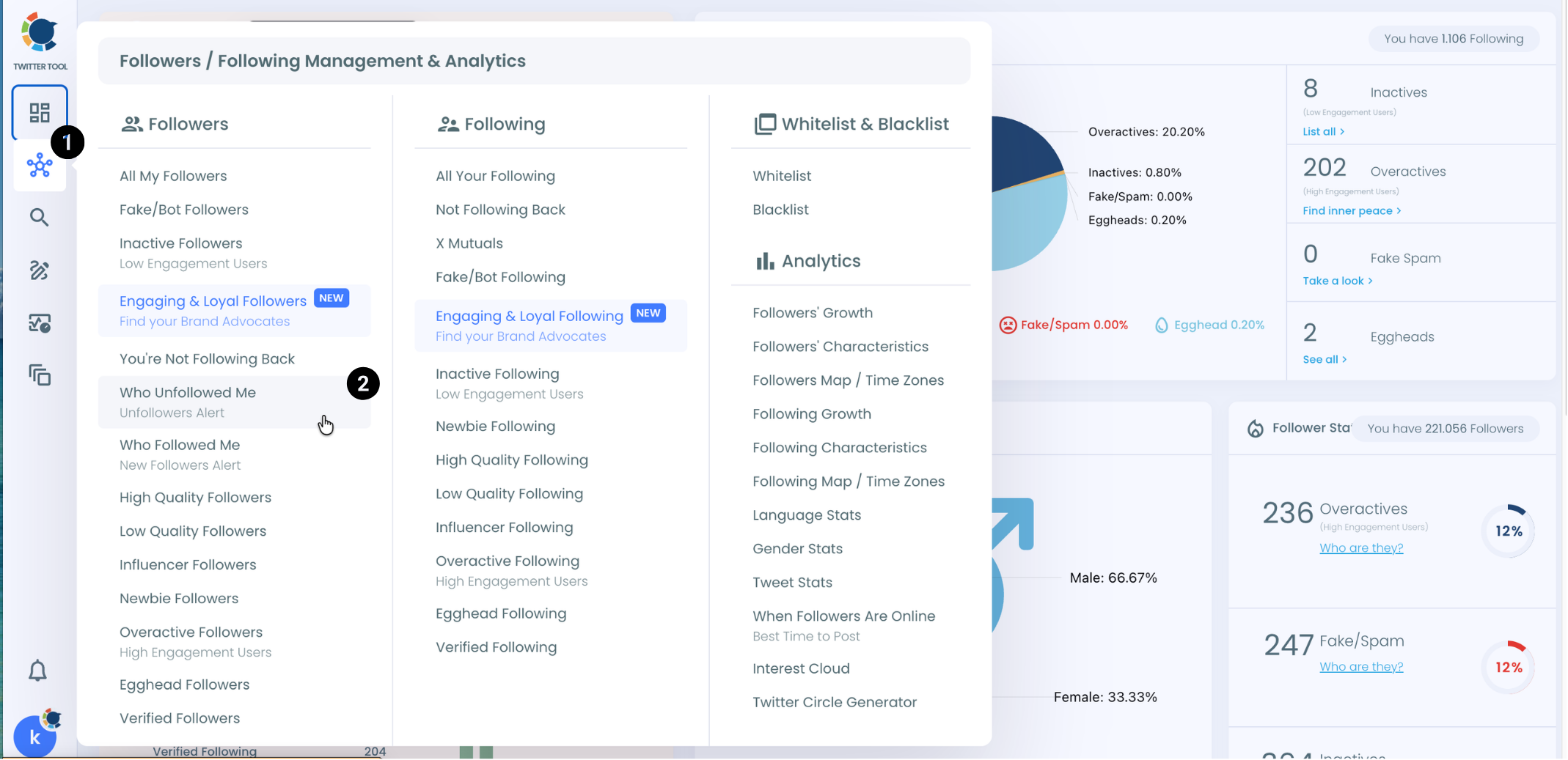 Set an alert to be notified when you gain new followers on Twitter.