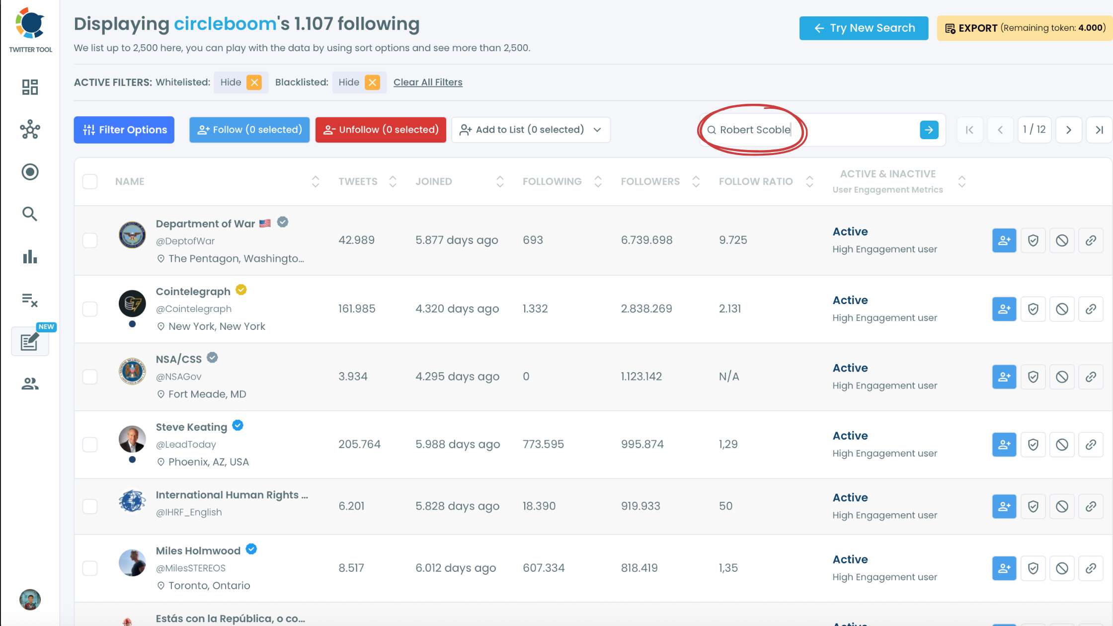See who follows who on Twitter via Circleboom!