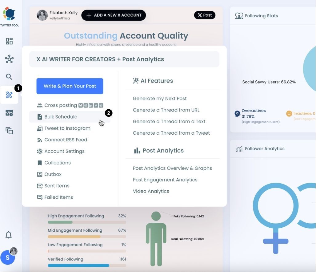 Bulk Schedule Tweets