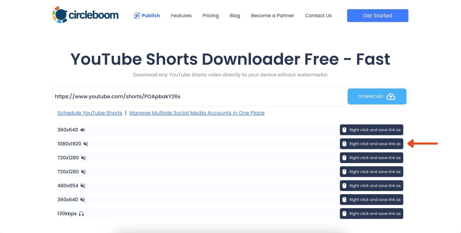 YouTube Download videos
